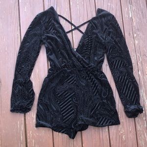 Little black romper